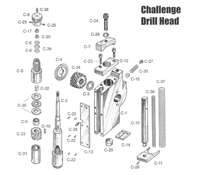 Challenge Drill Head